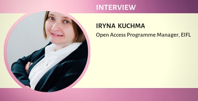 Interview with Iryna Kuchma, Open Access Programme Manager, EIFL