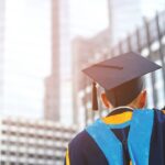 Graduate student showing successful research publication.