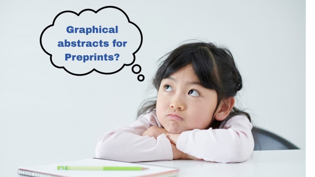 Graphical abstracts for preprints