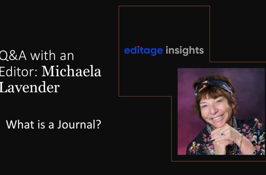  What is a Journal? Insights from an Editor