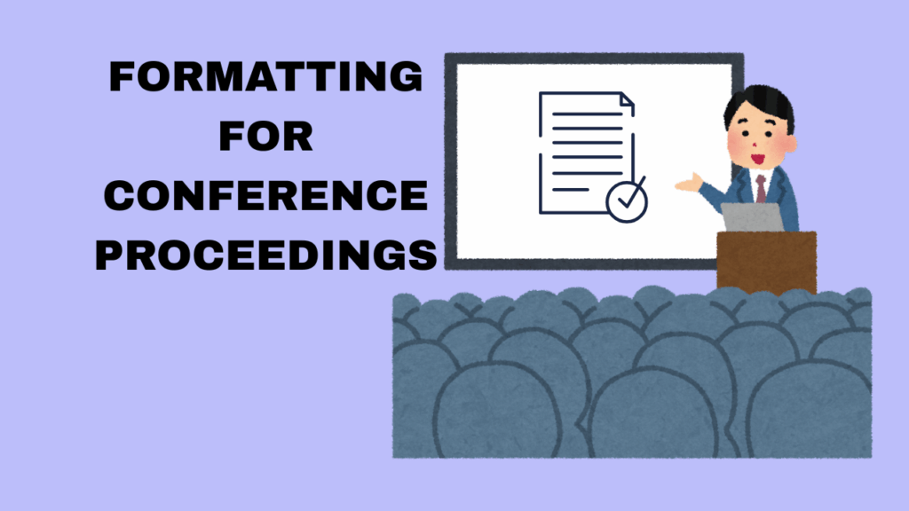 conference paper formatting